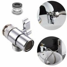 Switch Faucet Adapter 3 Way Tee Connector  Shower Head Diverter Valve
