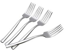 4pc New Stainless Steel Cutlery Dining Table Forks Pastry Dinner Forks
