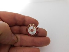 Vintage Cheltenham Town Enamel Football  Badge Maker London Badge
