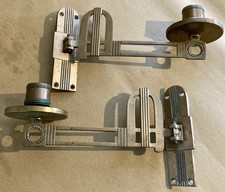 Pair Stylish French ART DECO Brass Wall Piano Sconces c1920’s