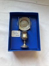 Miniature Pewter Plate and