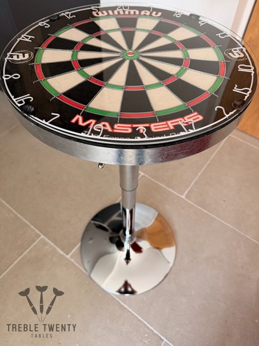 Silver table base and perspex - silver,