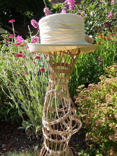 Silk wedding occasion hat - silk,