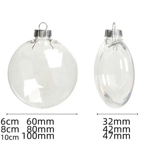Clear plastic balls - plastic,