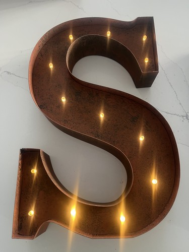 Letter lights wedding - 6,
