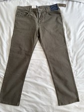 Brax Cooper Denim Stretch Size 36W/30L, Dark Olive Colour, BNWT