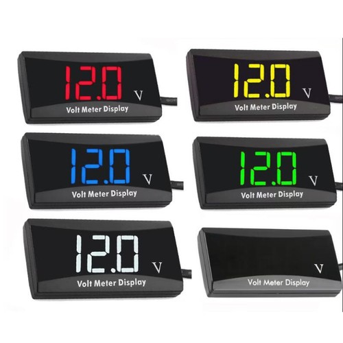 Led digital voltage volt - led, meter