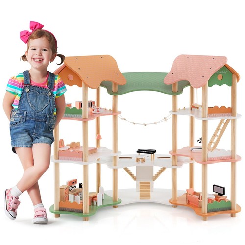 Costway multi layer wooden - costway,
