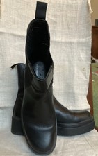 Vagabond Tara Womens Ladies Black Platform Nubuck Chelsea Ankle Boots Size 3-8