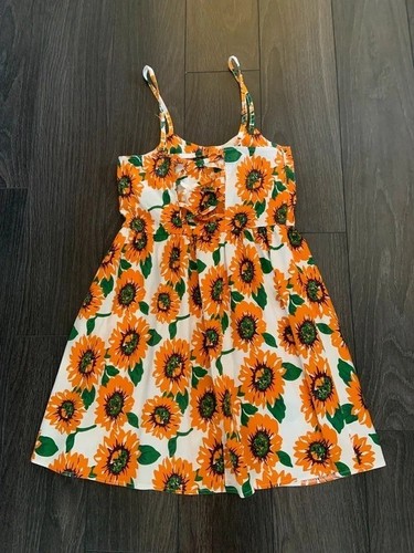 Womens orange sunflower - orange, summer