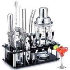 Cocktail Making Set 17 Pieces Cocktail Shakers Bar Accessories for Home Parties