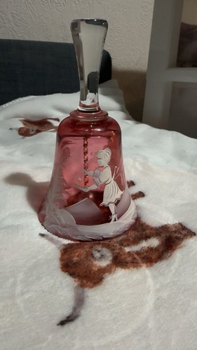 Vintage cranberry pink glass - cranberry,