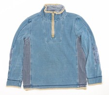 Fat Face Mens Blue 1/4 Zip