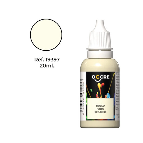 Occre 20ml acrylic ivory paint - 20ml,