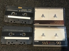 2x blank TDK SA-X 90 Cassette Tape C90 Type II Position used EXCELLENT condition