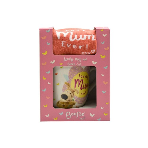 Boofle lovely mum mug - &, socks
