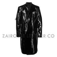 Long Coat Men In PVC Vinyl
