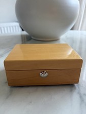 Vintage wooden jewellery box