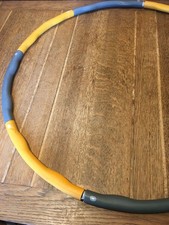 Fitness 1.5kg Weighted Hula Hoop Portable Exercise Hoop 95cm Diameter Gym Weight