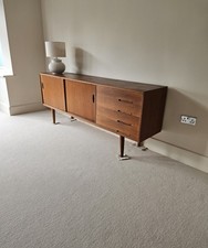 Vintage Retro Mid Century Swedish Teak Sideboard By Nils Jonsson For Troeds...