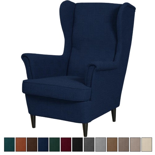 Jacquard wing chair covers - jacquard,