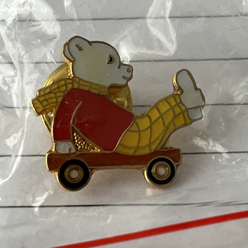 Rupert bear collectable pin - rupert,