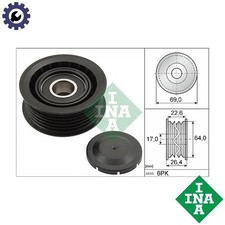 DEFLECTIONGUIDE PULLEY VRIBBED BELT 532 0160 10 FOR SKODA  VW  JEEP   AUDI