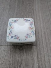 Wedgewood Angela China Square Trinket Box
