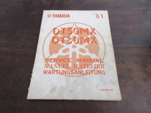 Yamaha dt50mx dt80mx 1981 - dt50mx,