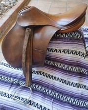 Passier & Sohn 17" PS Baum All Sport Leather English Riding Saddle & Stirrups