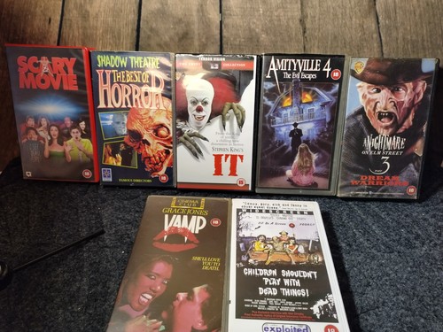 Horror vhs films - vhs,