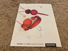 VBK16 ADVERT 11X8 URBANEARS HEADPHONES. PLATAN. BAGIS. TANTO & MEDIS