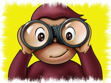 Edible Curious George Cake