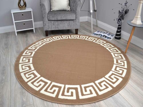 Rugs circular brown small - rugs,