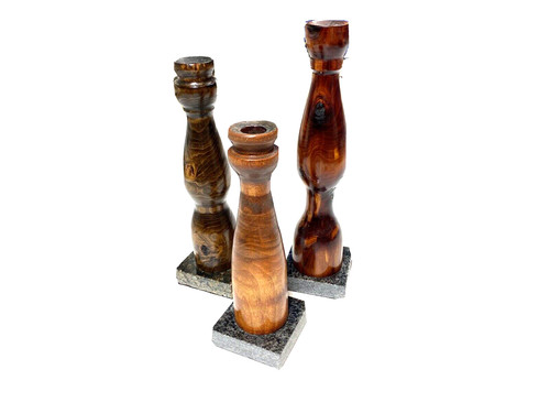 Vintage set candle holders - set,