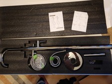 Chrome Freestanding Bath Mixer Taps Floor Mounted with Handheld Shower