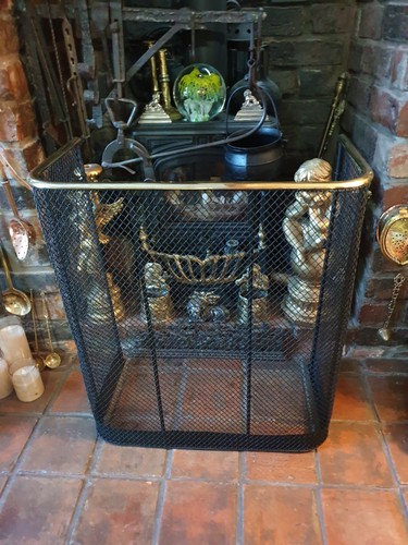 Antique victorian nursery fire - antique,