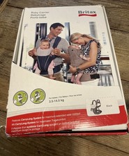 Britax Baby Carrier Navy 3.5-14.5kg adjustable child walking used travel 