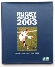 Rugby World Cup 2003 official souvenir book signed