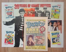BUNTY COMIC #1566 WITH FREE GIFT 30th ANNIVERSARY POSTER 16th JANUARY 1988