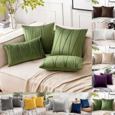 NEW Velvet Solid Cushion Cover