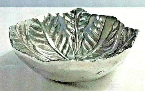 Pewter bowl made mexico - pewter,