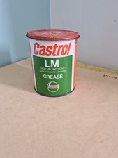 Vintage 70s NOS Castrol LM Grease Tin Great Usable Collectors Item