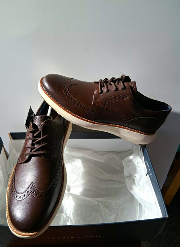 Tommy hilfiger brown wingtip - hilfiger,