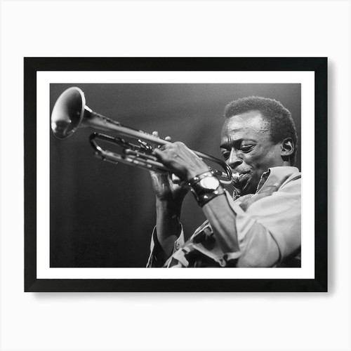 Miles davis jazz art print - miles,