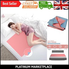 Ultra Soft Waterproof Bed Sheet - Reusable Rubber Mattress Protector for Todd...