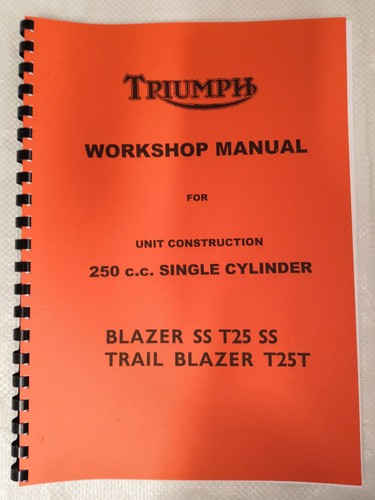 Triumph t25t t25ss - t25t, trail