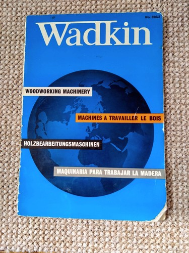 Wadkin machinery catalouge - machinery,