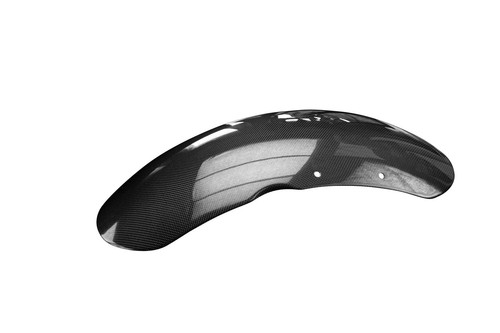 Carbon fiber front mudguard - carbon,