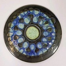 Vintage H & R Johnson Circular Ceramic Tile Designed By Clive Simmonds 15.2cm